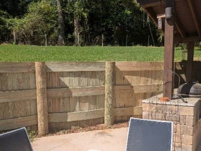 Residential Fence Staining