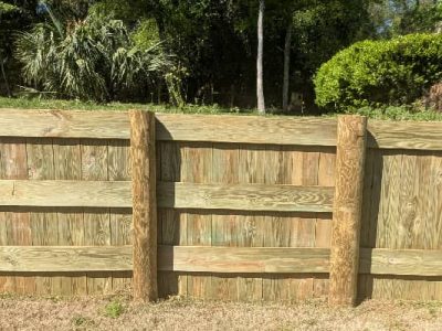 Wood Fence Staining