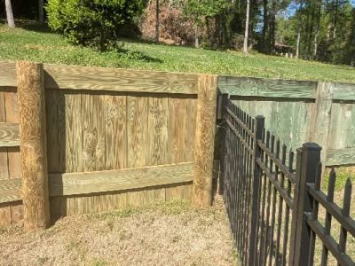 Wooden Fence Staining